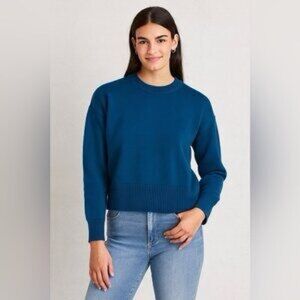Banana Republic Teal Crew Neck Sweater